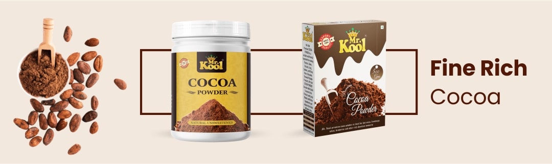 cocoa powder banner